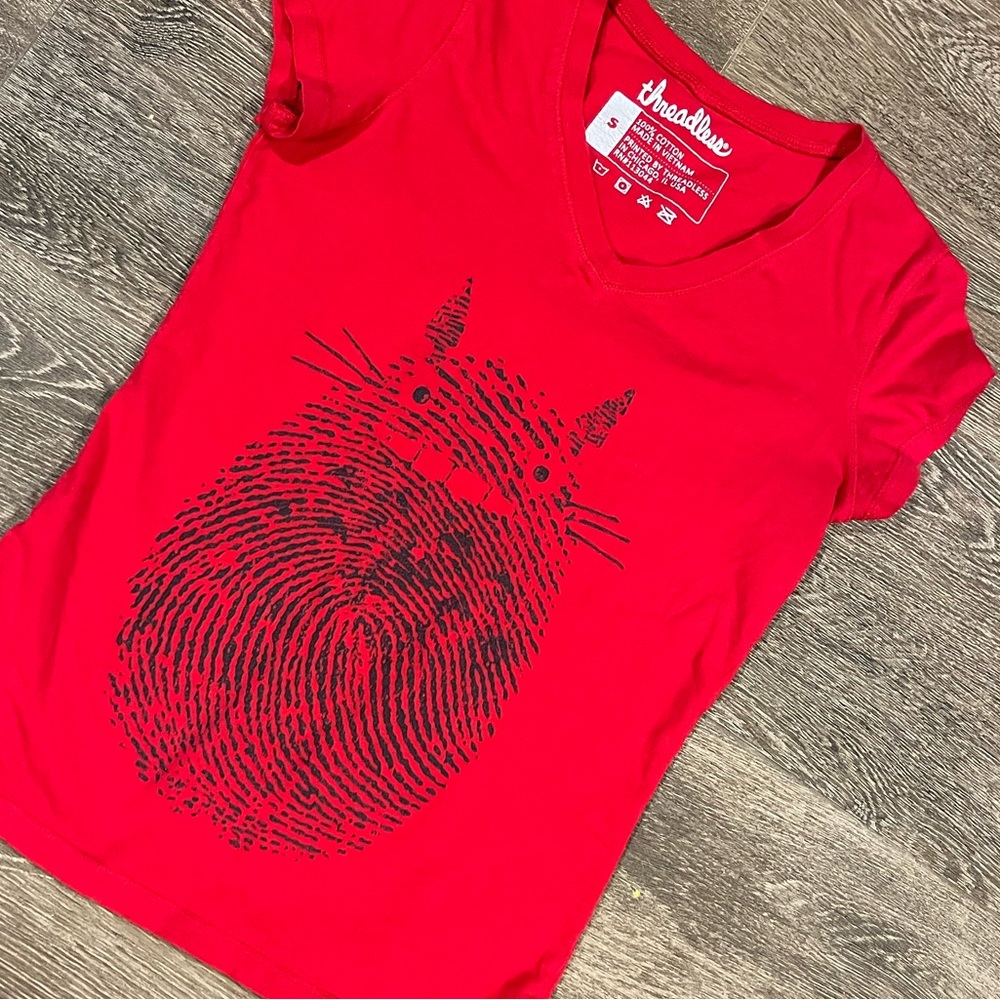 Red Totoro T-shirt